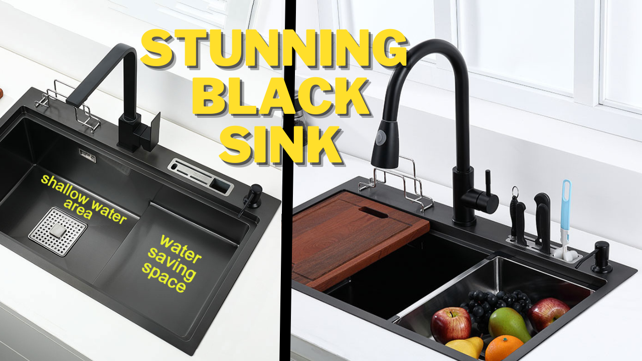 Stunning Black Kitchen Sink